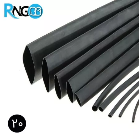 ترموفیت - وارنیش حرارتی مشکی سایز 20 یک متری