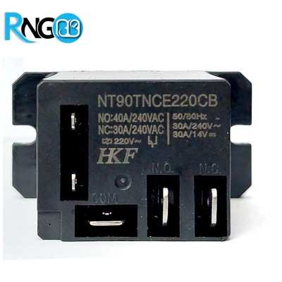 رله 220v 40A فیش خور NT90TNCE220CB مارک HKF