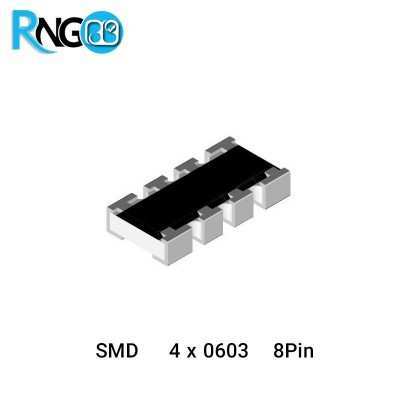 مقاومت 4.7k اهم Array SMD 0603x4