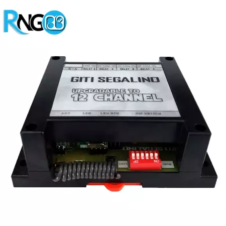 گیرنده 4 کاناله رادیویی 433MHz قابل ارتقاء تا 12 کانال | ریموت و گیرنده 433MHz | | پژوهشگران الکترونیک و رباتیک
