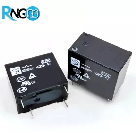 رله 5V 10A کتابی 4Pin مدل MPD-105-A مارک MEISHUO