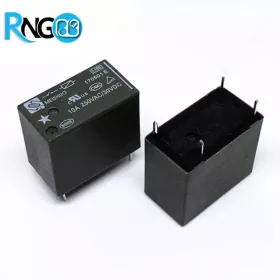 رله 12V 10A کتابی 4Pin مدل MPC-112-A مارک MEISHUO