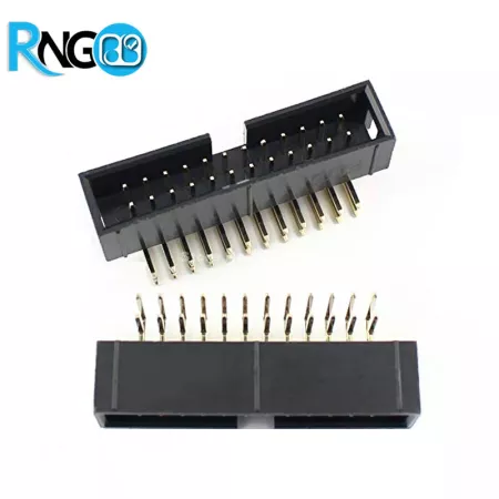 باکس هدر 12*2 | BoxHeader 24pin رایت | انواع باکس هدر و IDC | | پژوهشگران الکترونیک و رباتیک