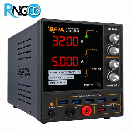 منبع تغذیه متغیر 32 ولت 5 آمپر بتا مدل BPS-L3251-new