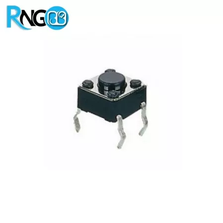 تک سوئیچ 4 پایه کوتاه 6x6x5 (بسته 10 تایی)