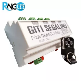 گیرنده 4 کاناله پاور 433MHz قابل ارتقاء تا 12ch مدل 220v