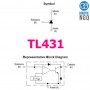 رگولاتور متغیر TL431 پکیج TO-92