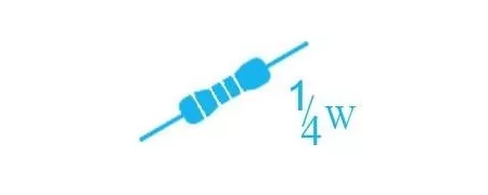 مقاومت 1/4 وات