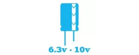 خازن های الکترولیت 6.3V-10V