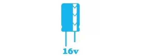 خازن‌های الکترولیت 16V