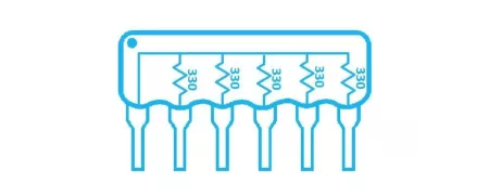 مقاومت های شانه ای یا اره ای Array
