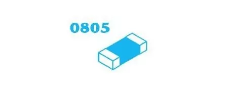 خازن SMD پکیج 0805