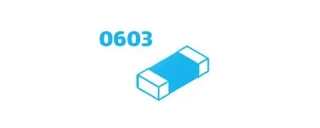 خازن SMD پکیج 0603